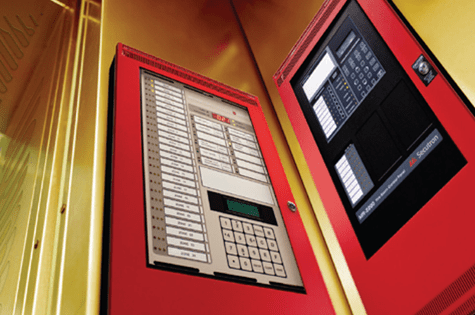 red fire alarm system