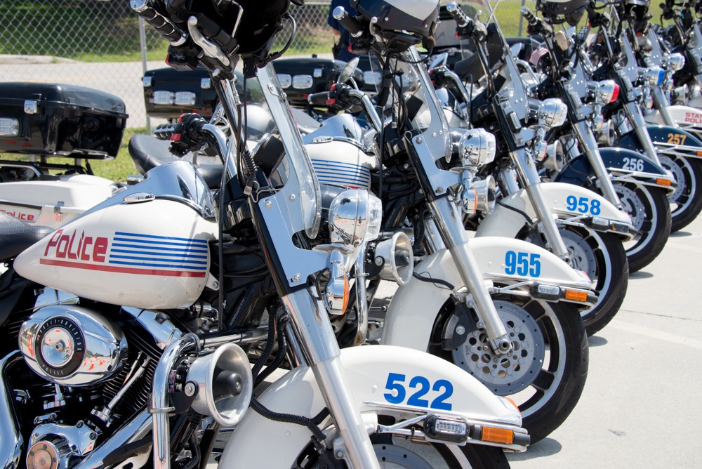 police motorcycles