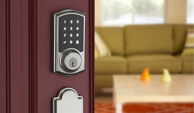 smart locks on front door